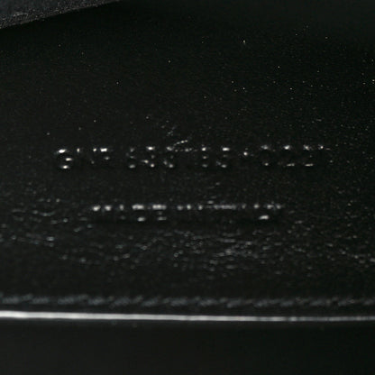Saint Laurent Crinkled Calfskin Matelasse Monogram Baby Niki Chain Satchel Black 7 of 9