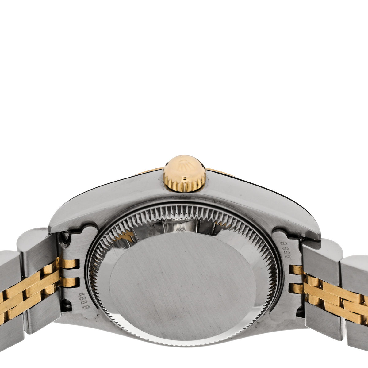 Rolex Stainless Steel 18K Yellow Gold Myriad Diamond 26mm Oyster Perpetual Datejust Watch Slate Roman 79173 4 of 4