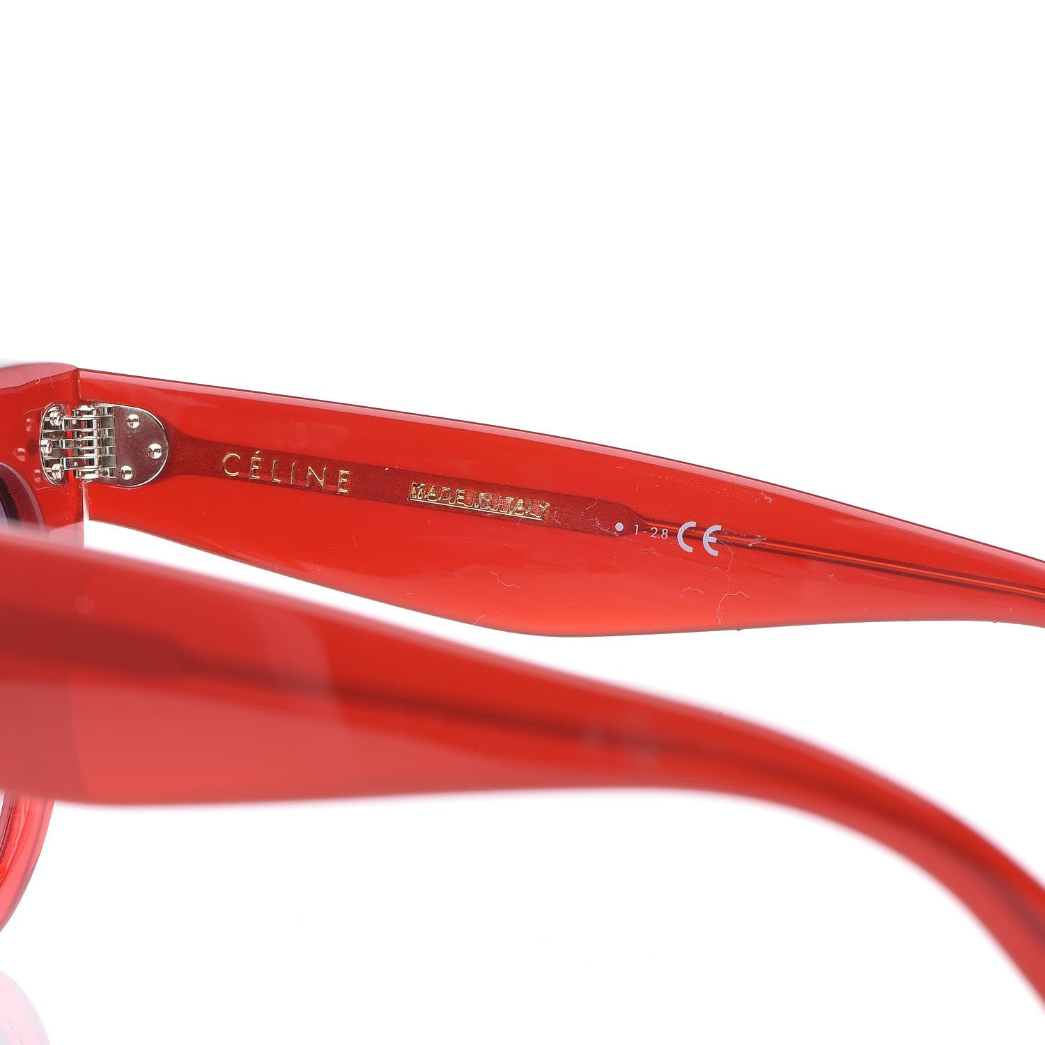 Celine Sunglasses CL 40016I Red 6 of 6