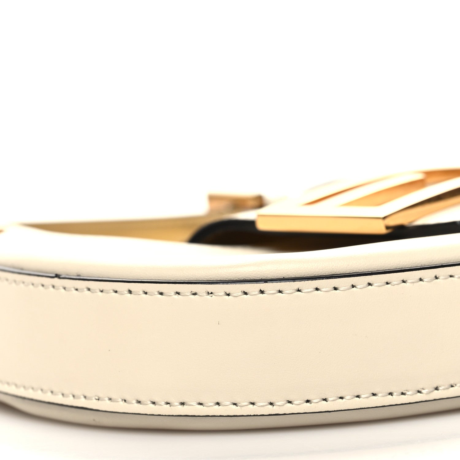Fendi Vitello King Mini Cookie Hobo Bag White Ice 9 of 11
