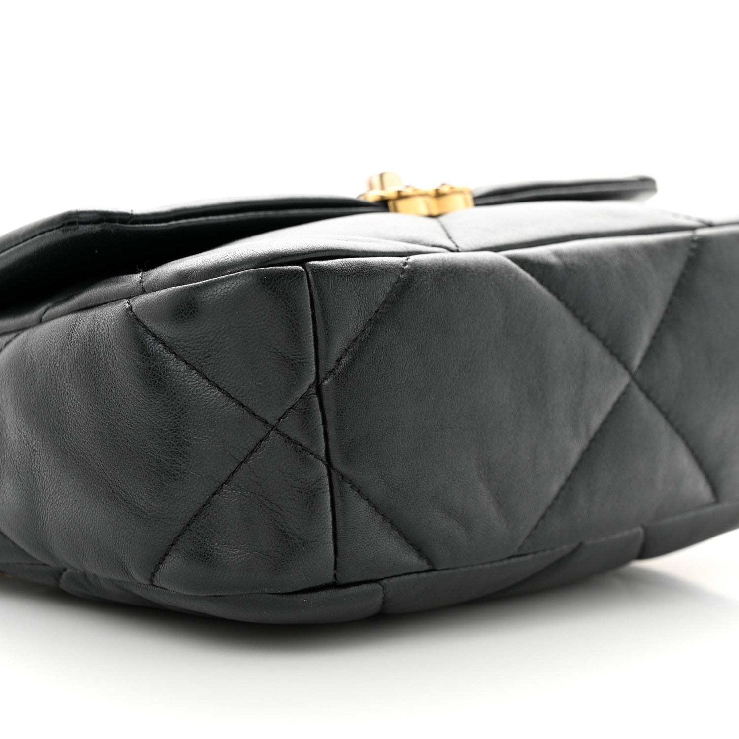 Chanel Lambskin Quilted Medium Chanel 19 Flap Black 9 of 11