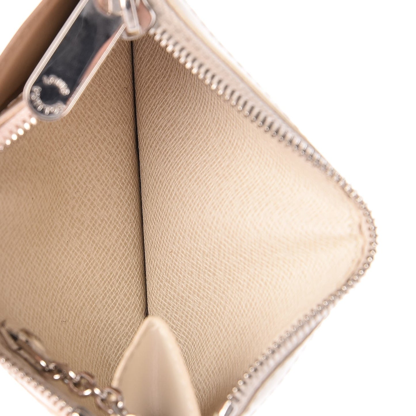 Epi Key Pouch Ivory