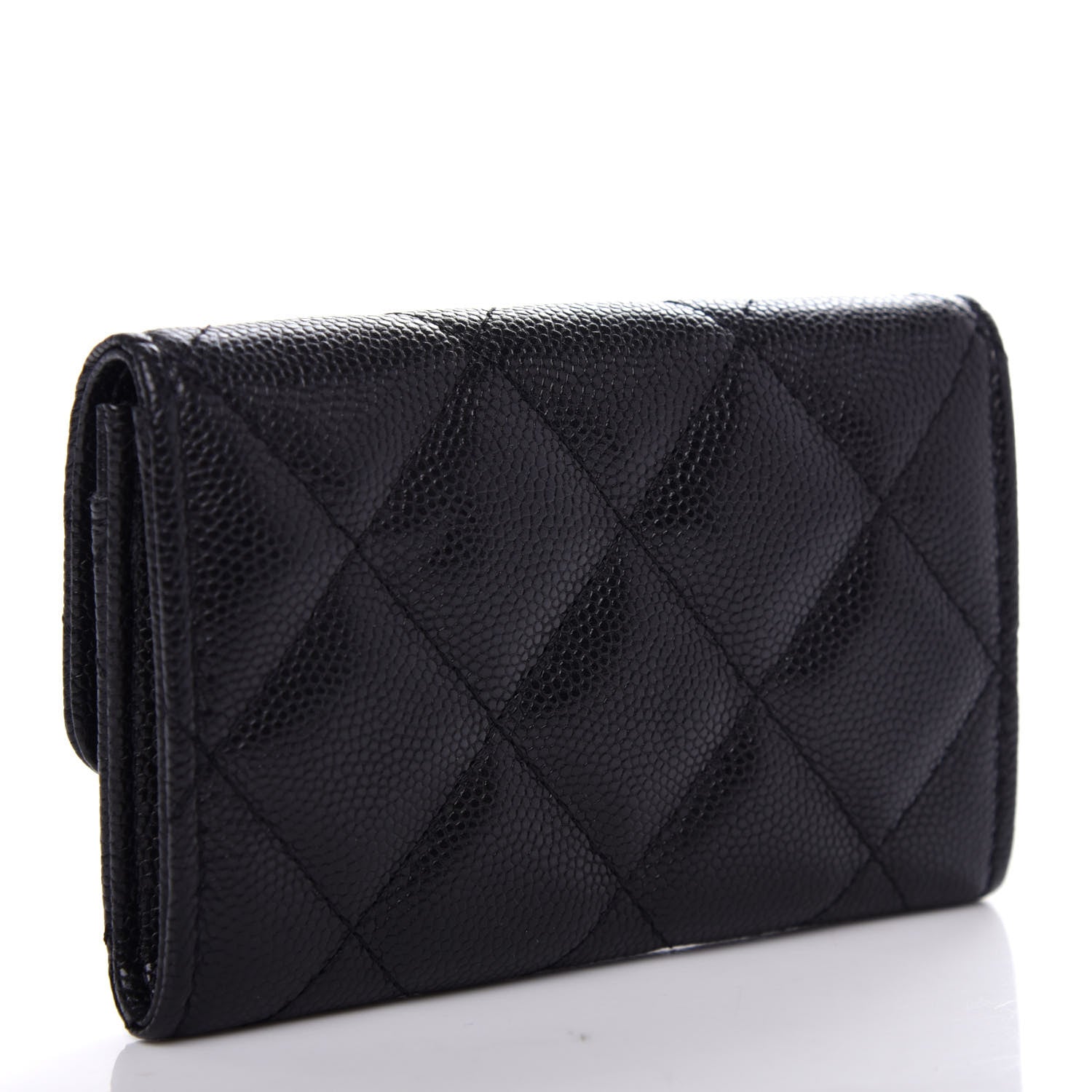 Chanel Caviar Quilted My Everything Flap Card Holder Black 3 of 9