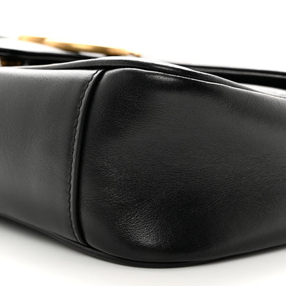 Gucci Calfskin Matelasse Small GG Marmont Shoulder Bag Black 10 of 10