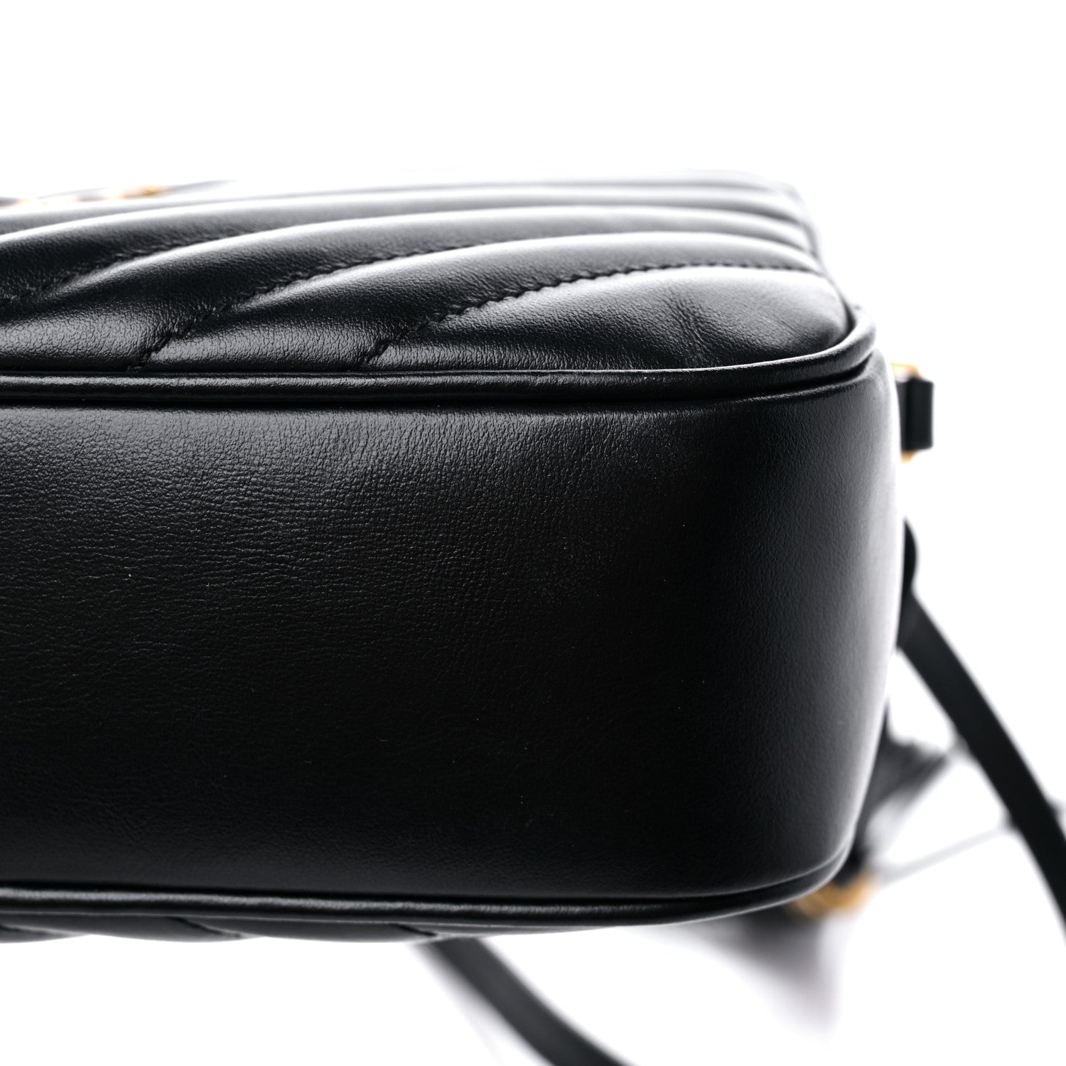 Saint Laurent Calfskin Matelasse Monogram Lou Camera Bag Black 10 of 12