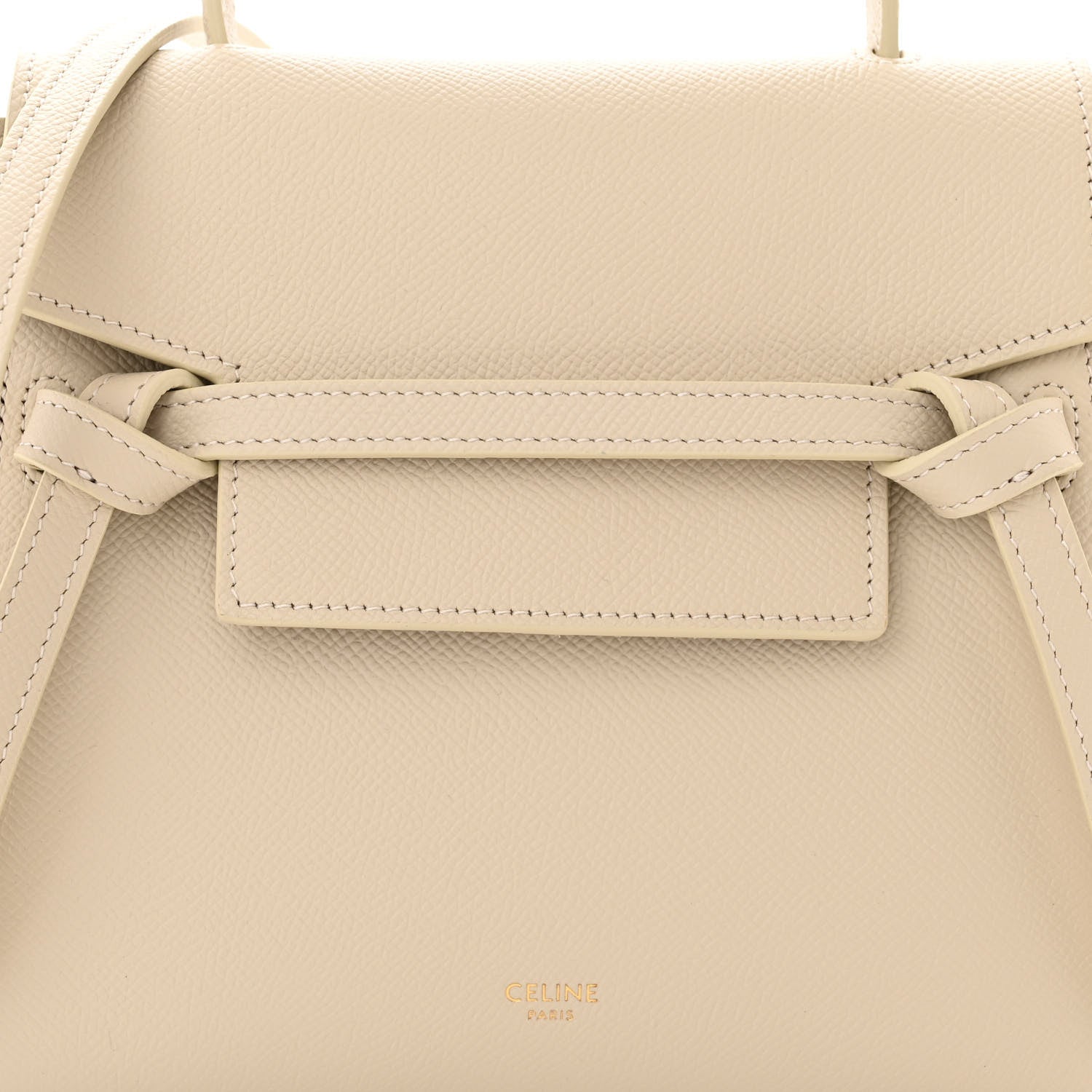 Celine Grained Calfskin Nano Belt Bag Pampa 8 of 10