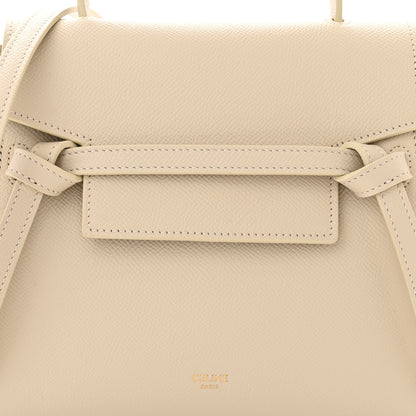 Celine Grained Calfskin Nano Belt Bag Pampa 8 of 10