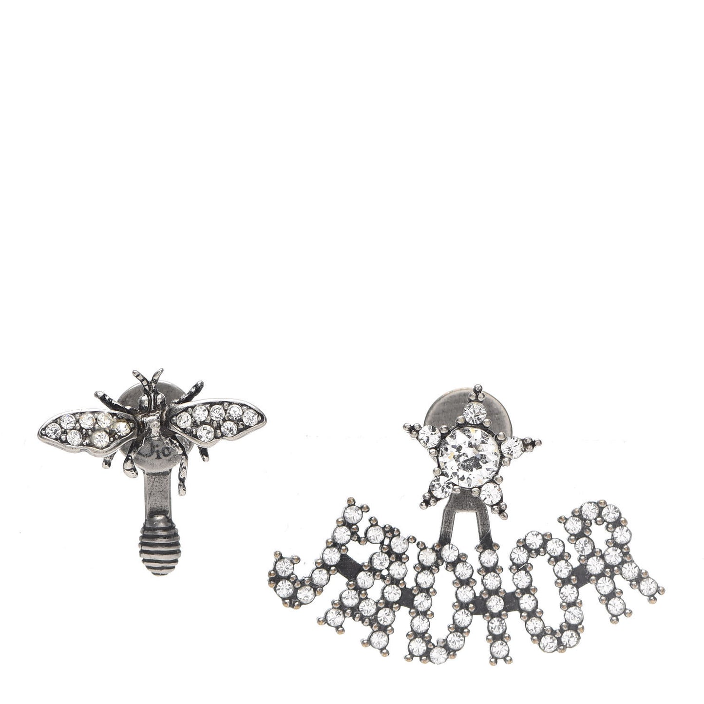 Palladium Crystal J'adior Earrings