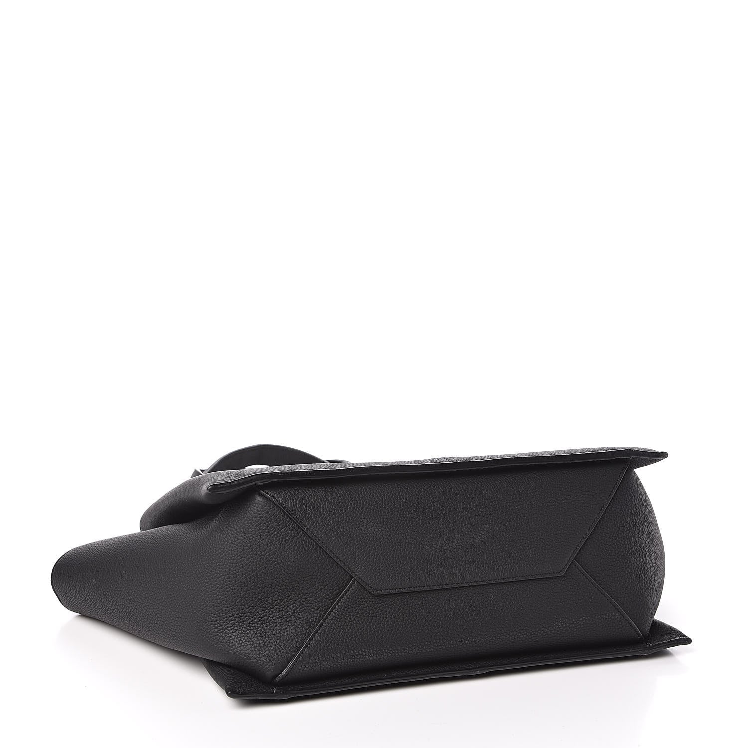 Celine Baby Grained Calfskin Small Tri-Fold Bag Black 4 of 10