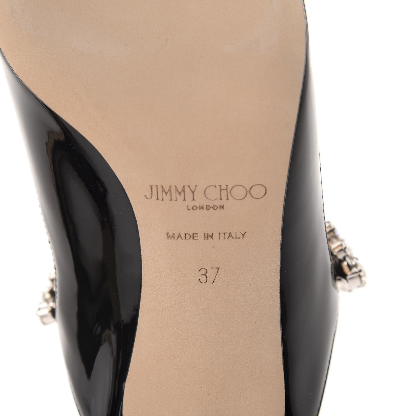 Patent Calfskin Bing 65 Pumps 37 Black
