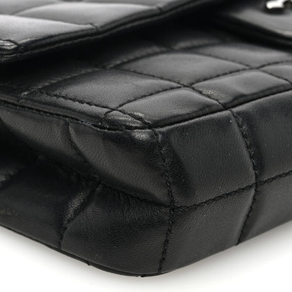 Chanel Lambskin East West Chocolate Bar Chain Flap Black 9 of 10