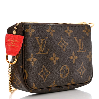 Louis Vuitton Monogram 2021 Christmas Animation London Mini Pochette Accessories Red 3 of 9