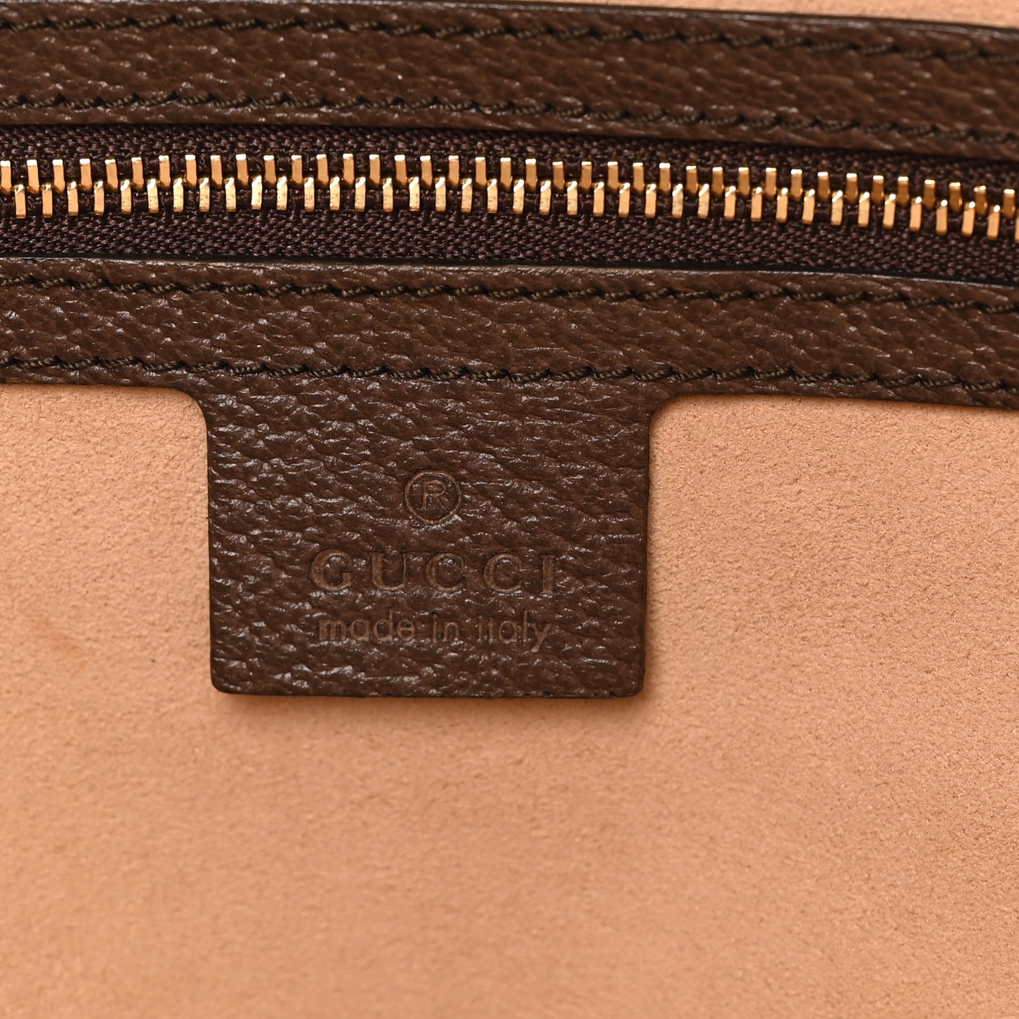 GG Supreme Monogram Medium Ophidia Shopping Tote Brown