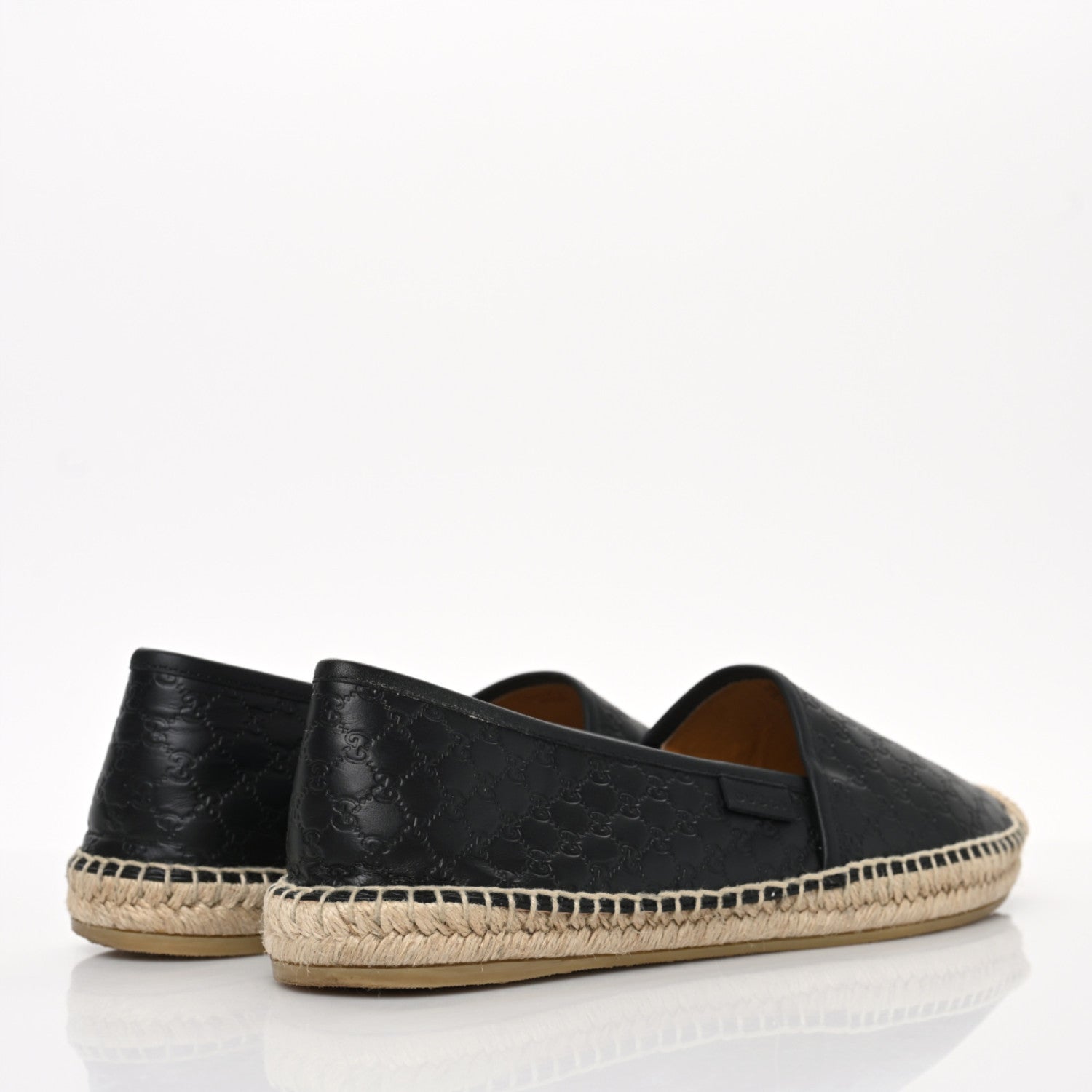 Gucci Microguccissima Signature Espadrilles 38.5 Black 3 of 10