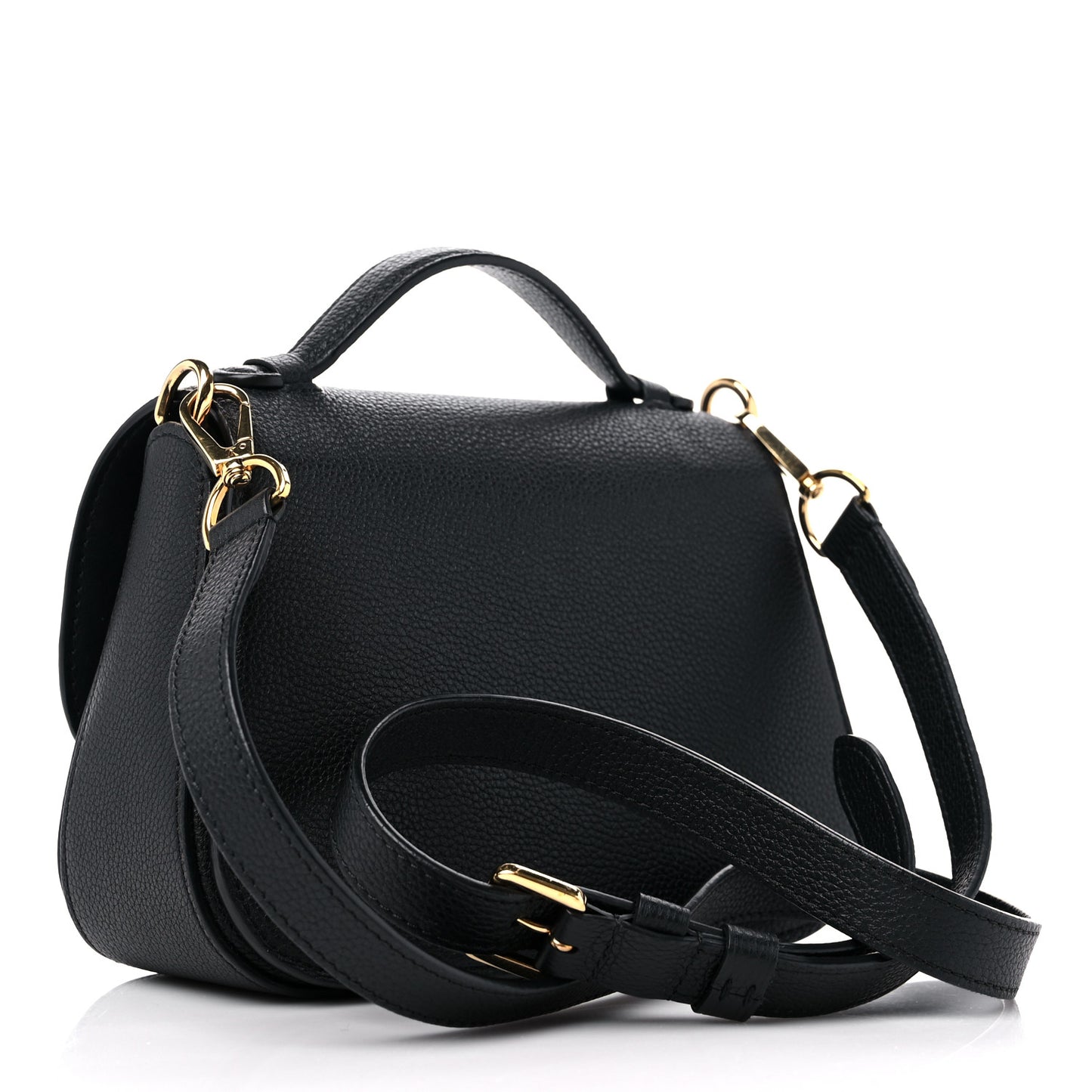 Grained Calfskin Vivienne NM Black