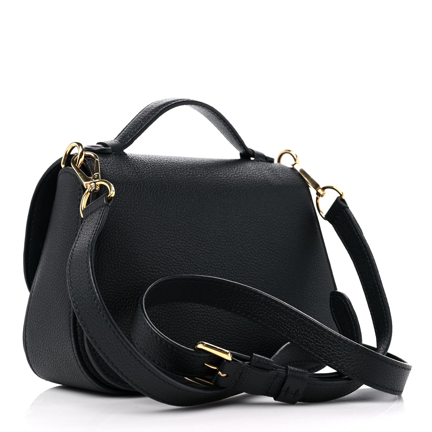 Louis Vuitton Grained Calfskin Vivienne NM Black 3 of 11