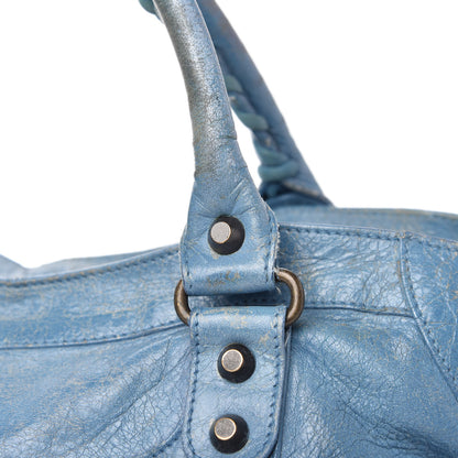 Balenciaga Agneau Classic Hardware City Aquamarine 14 of 14
