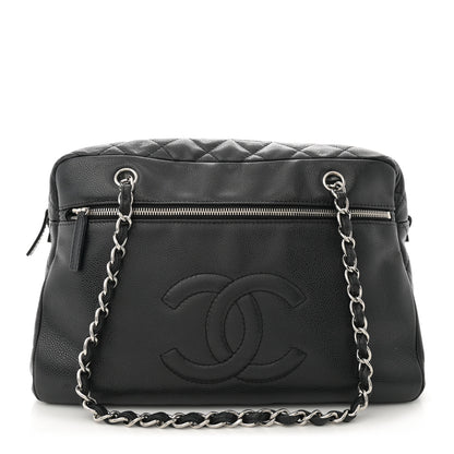 Chanel Caviar Quilted Timeless CC Bowler Bag Black 1 of 10