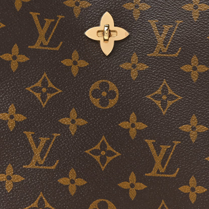 Louis Vuitton Monogram Flower Hobo Black 7 of 9