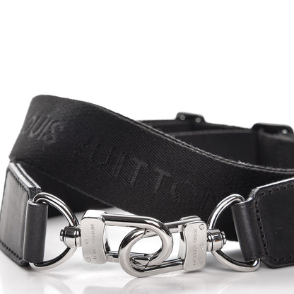 Louis Vuitton Canvas Adjustable Shoulder Strap Black 4 of 4