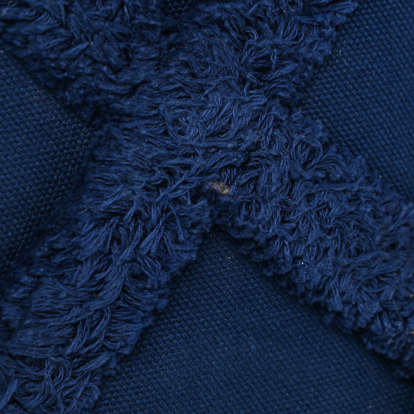 Cotton Canvas Quilted Medium Chanel 19 Flap Navy Blue
