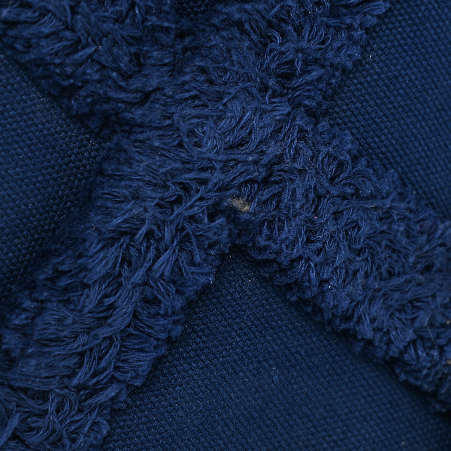 Chanel Cotton Canvas Quilted Medium Chanel 19 Flap Navy Blue 10 of 11
