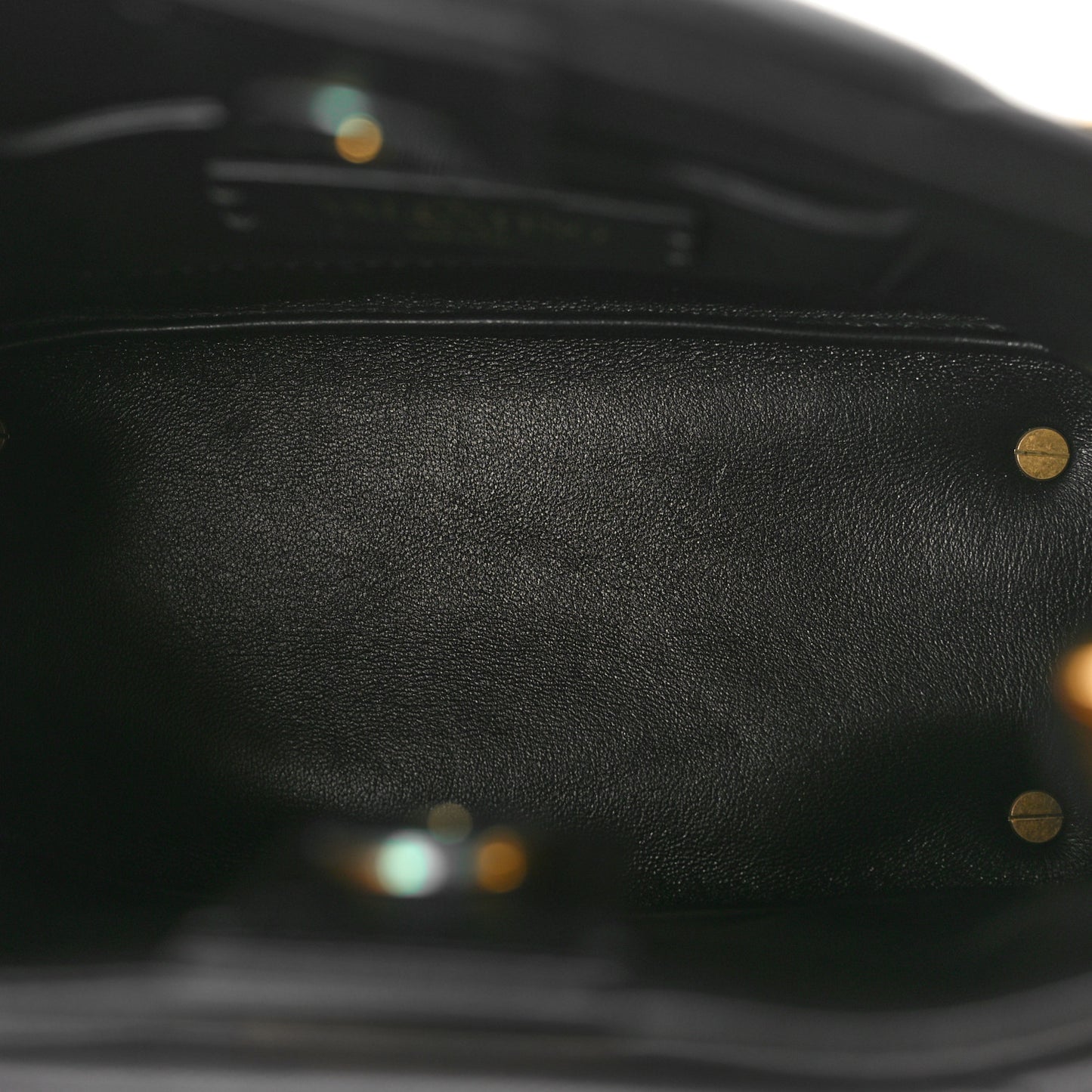 Nappa Mini Roman Stud The Handle Bag Black