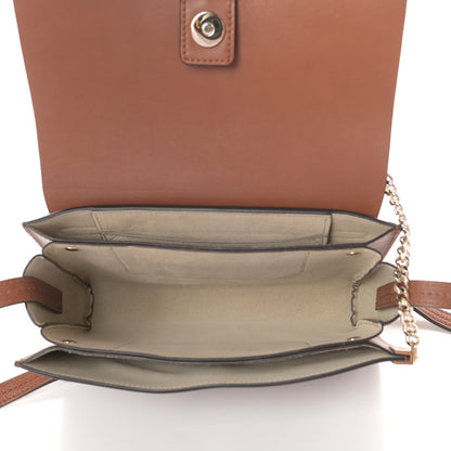Chloe Suede Calfskin Small Faye Shoulder Bag Tobacco 5 of 8
