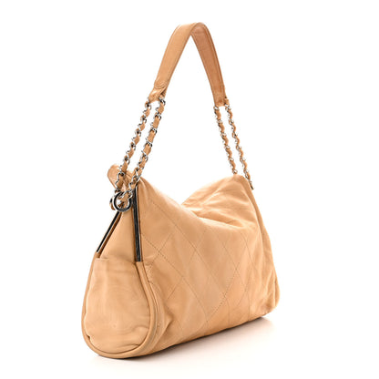 Chanel Lambskin Stitched Medium Ultimate Soft Tote Beige 4 of 13