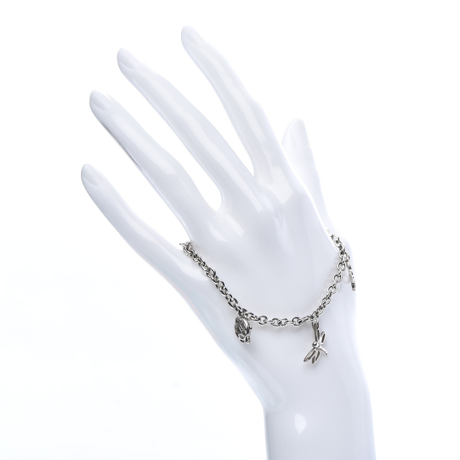 Tiffany Sterling Silver Bug Charm Bracelet 2 of 6