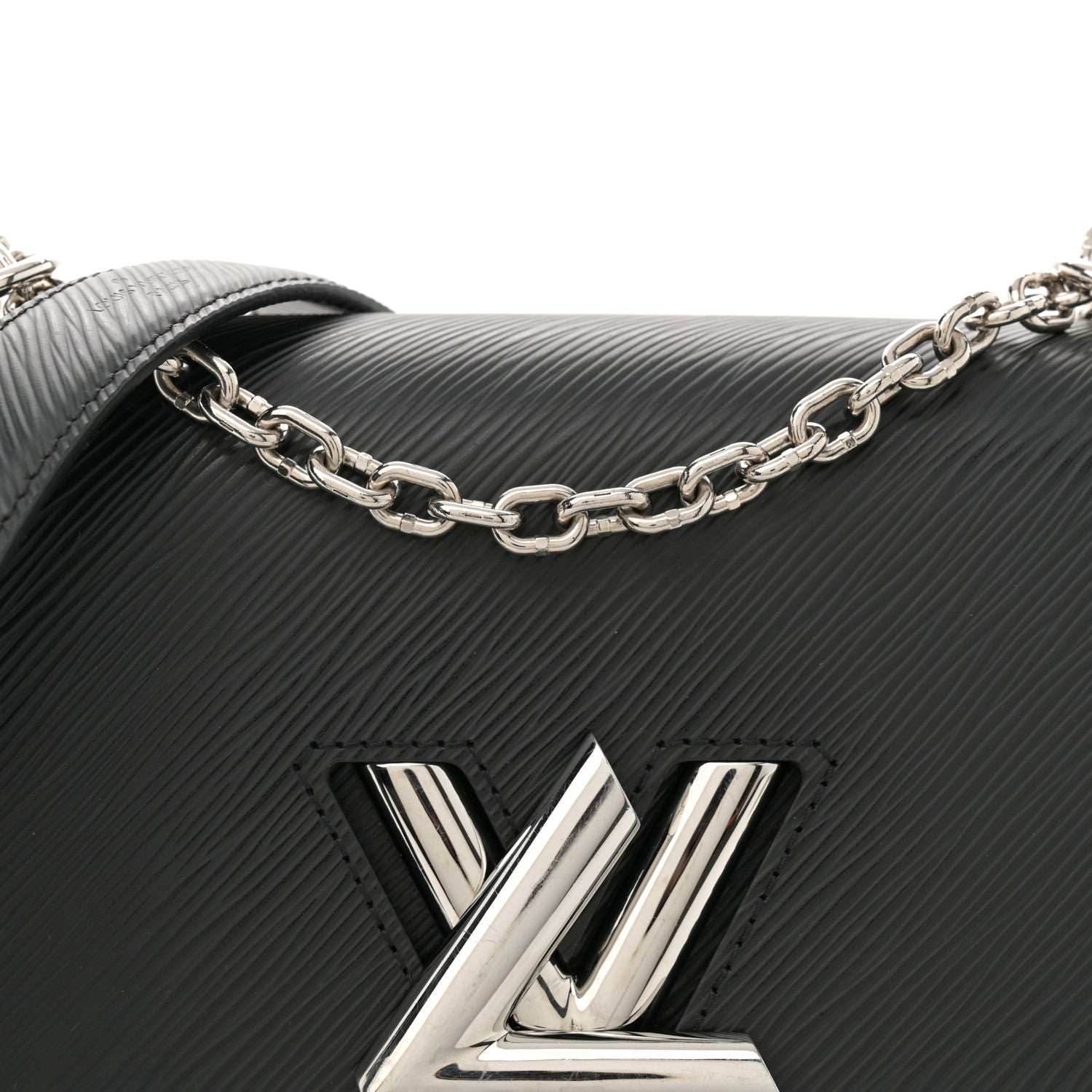 Louis Vuitton Epi Twist Shoulder Bag MM Black 8 of 11