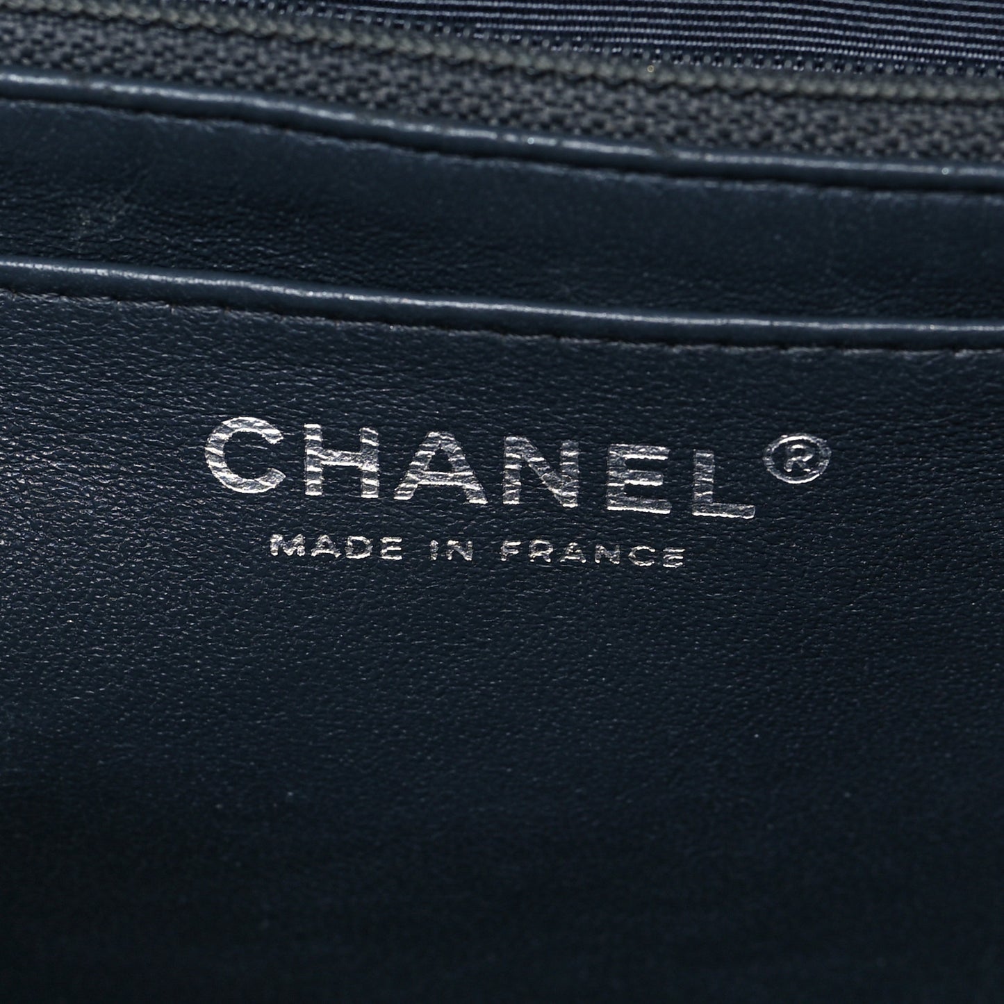 Lambskin Quilted Jumbo Single Flap Bijoux Chain Dark Grey