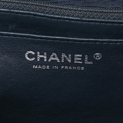 Chanel Lambskin Quilted Jumbo Single Flap Bijoux Chain Dark Grey 5 of 10