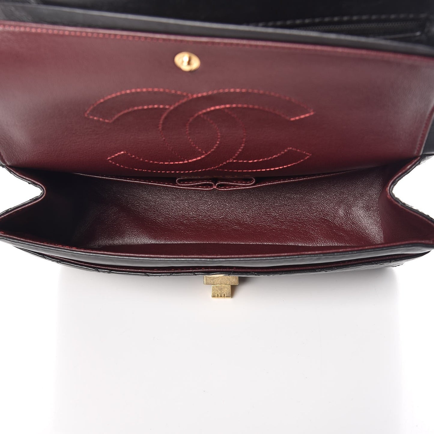 Aged Calfskin Quilted 2.55 Reissue 225 Flap Black