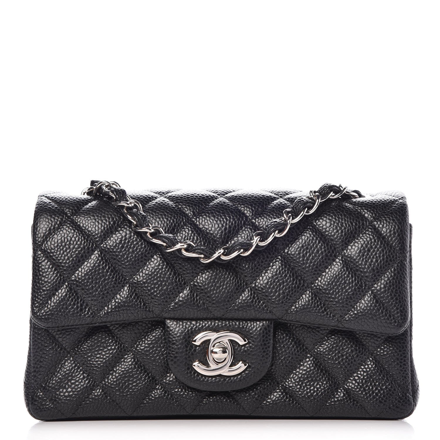 Chanel Caviar Quilted Mini Rectangular Flap Black 1 of 8