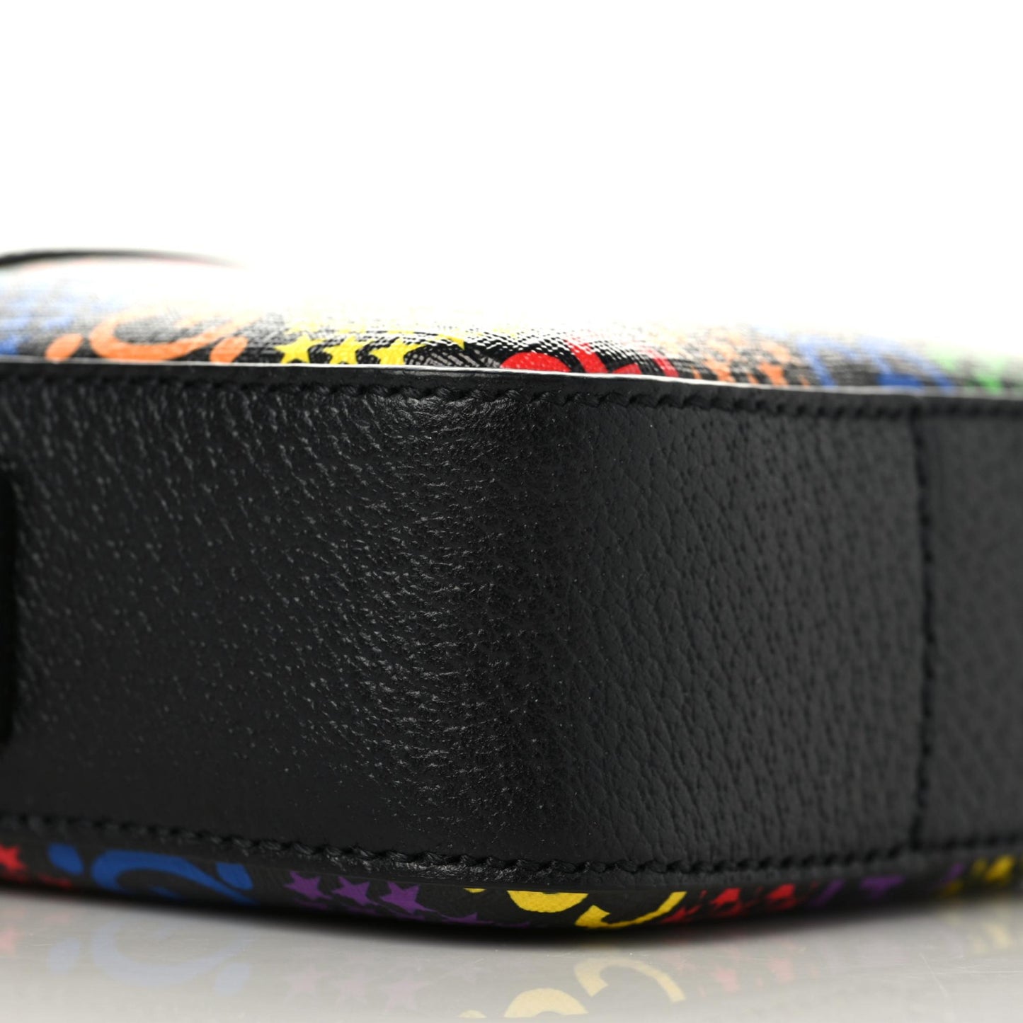 GG Supreme Monogram Psychedelic Messenger Bag Black