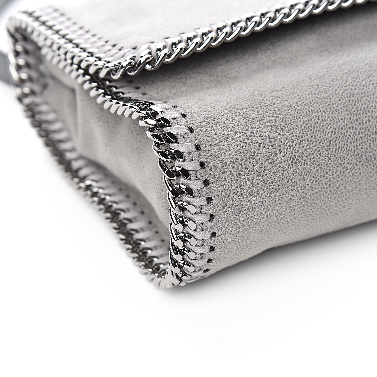 Stella McCartney Shaggy Deer Falabella Messenger Grey 7 of 9