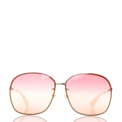 Gucci Square Frame Sunglasses GG0228S Pink 3 of 8