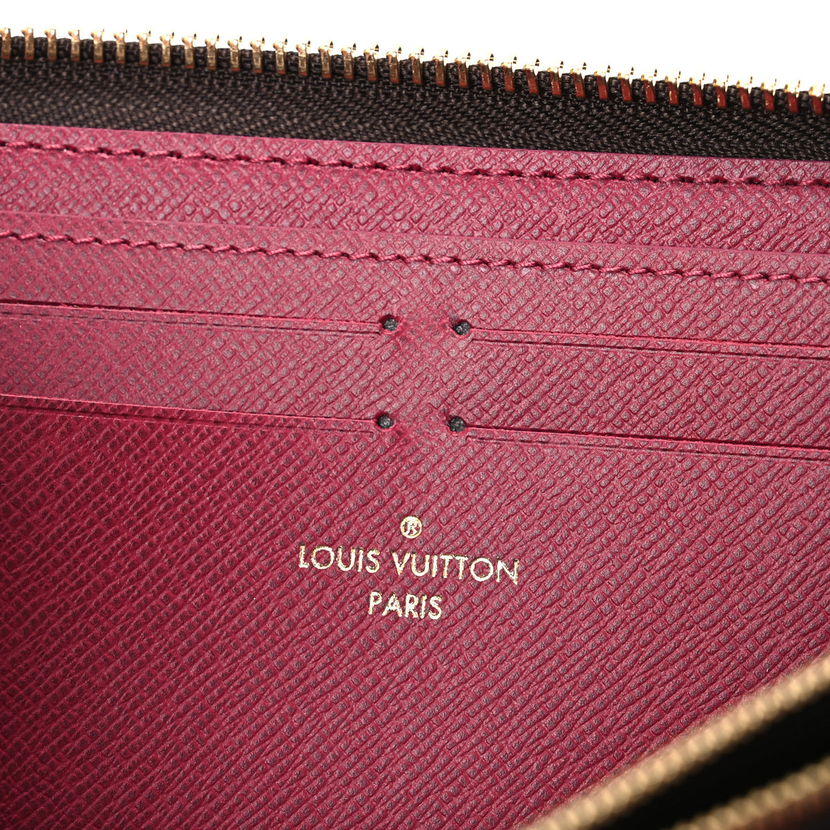 Monogram Clemence Wallet Fuchsia