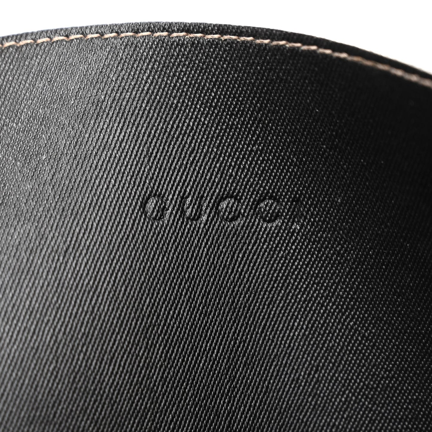 Calfskin GG Supreme Monogram Large Reversible Tote Black