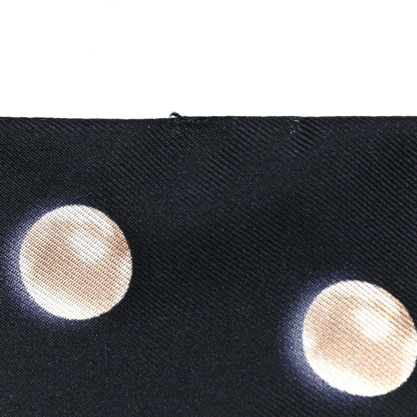 Silk Pearl CC Slim Bandeau Scarf Navy