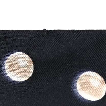 Chanel Silk Pearl CC Slim Bandeau Scarf Navy 3 of 3
