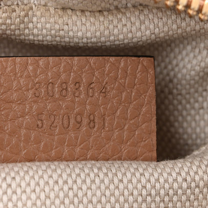 Gucci Pebbled Calfskin Small Soho Disco Bag Camelia 7 of 12