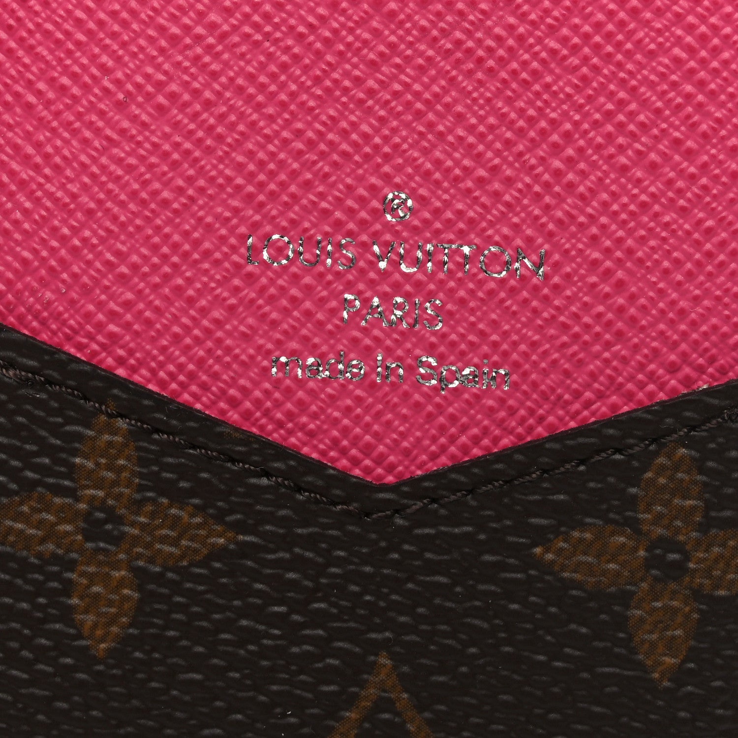 Louis Vuitton Monogram Macassar Pocket Organizer NM Fuchsia 5 of 5