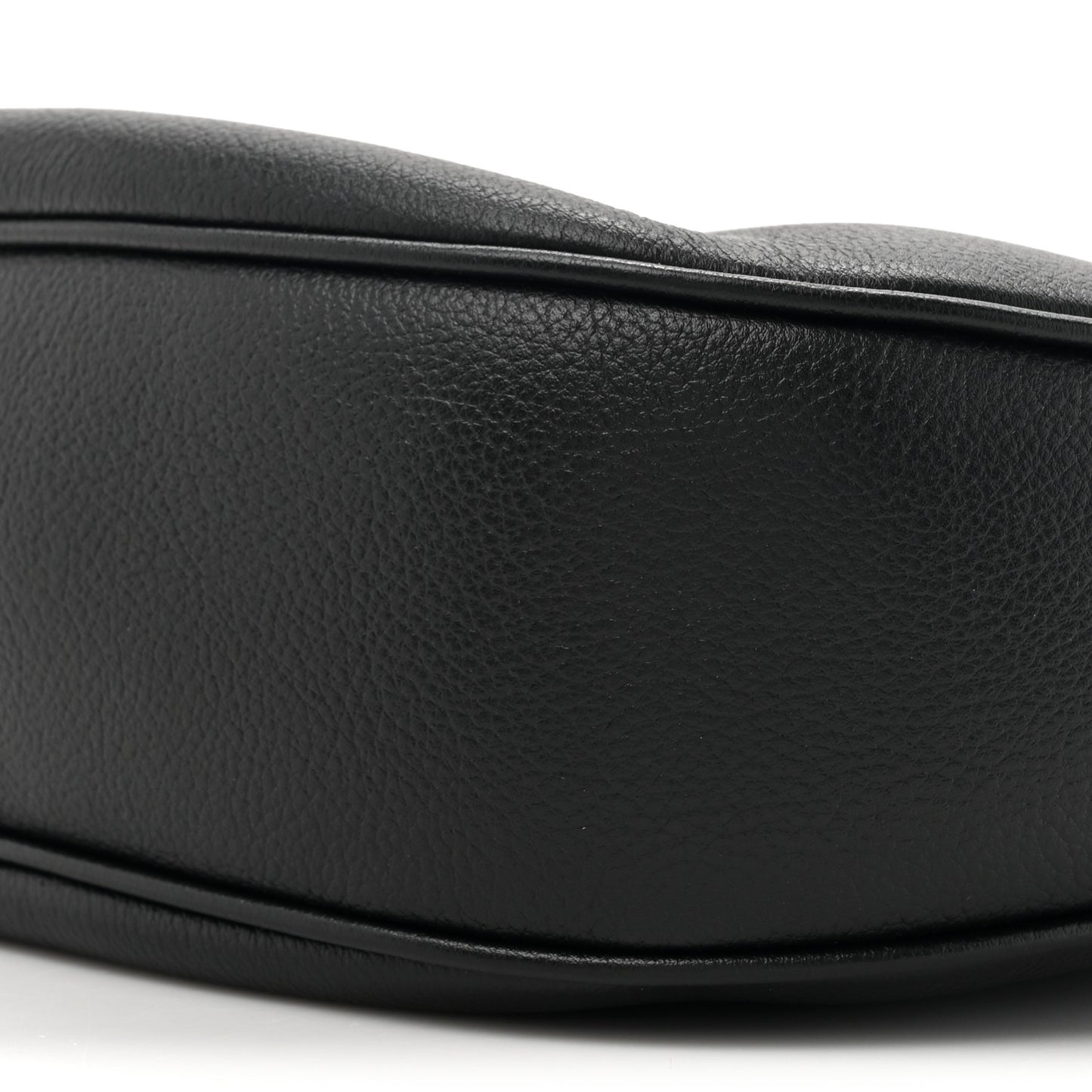 Supple Calfskin Cuir Triomphe Small Heloise Shoulder Bag Black