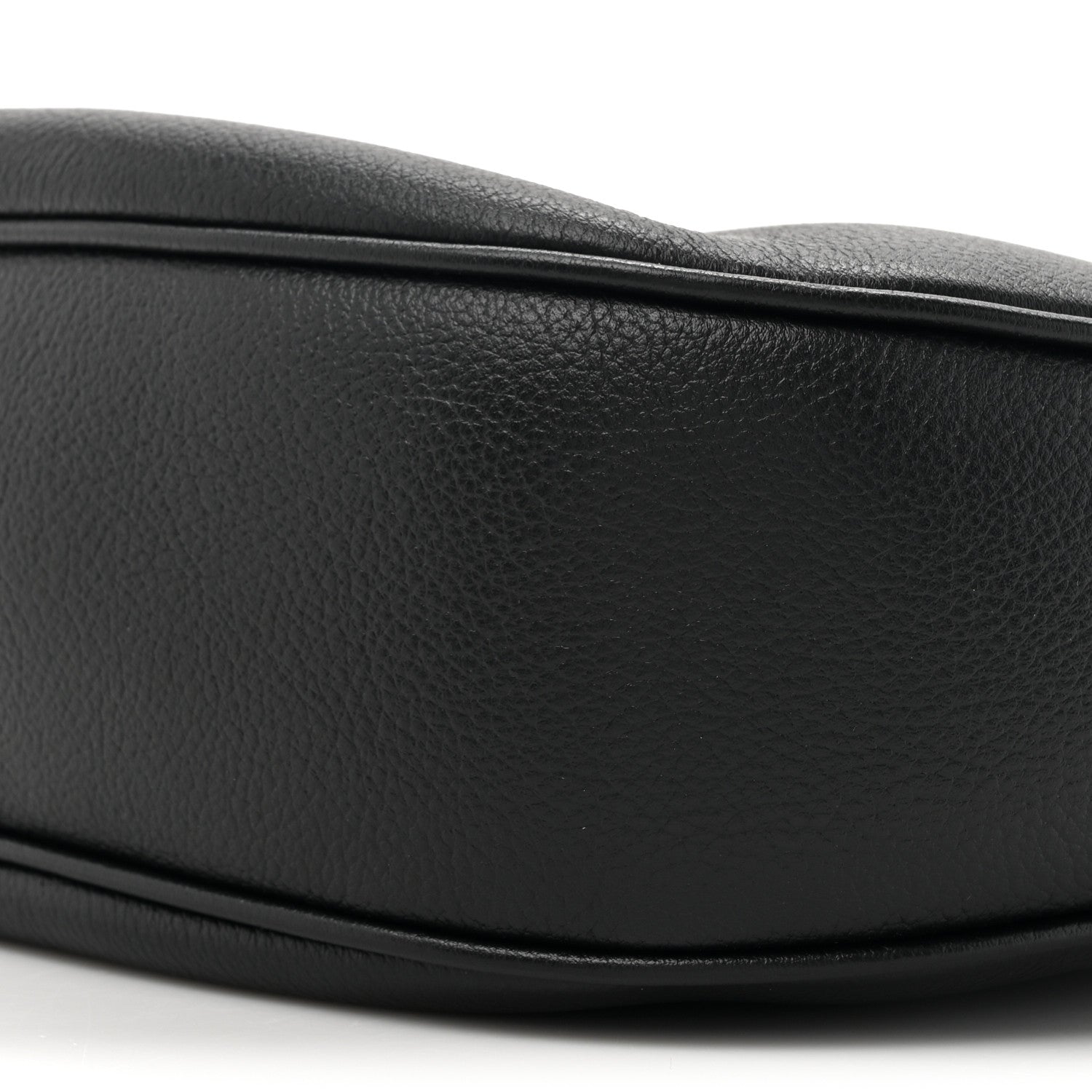 Celine Supple Calfskin Cuir Triomphe Small Heloise Shoulder Bag Black 9 of 12