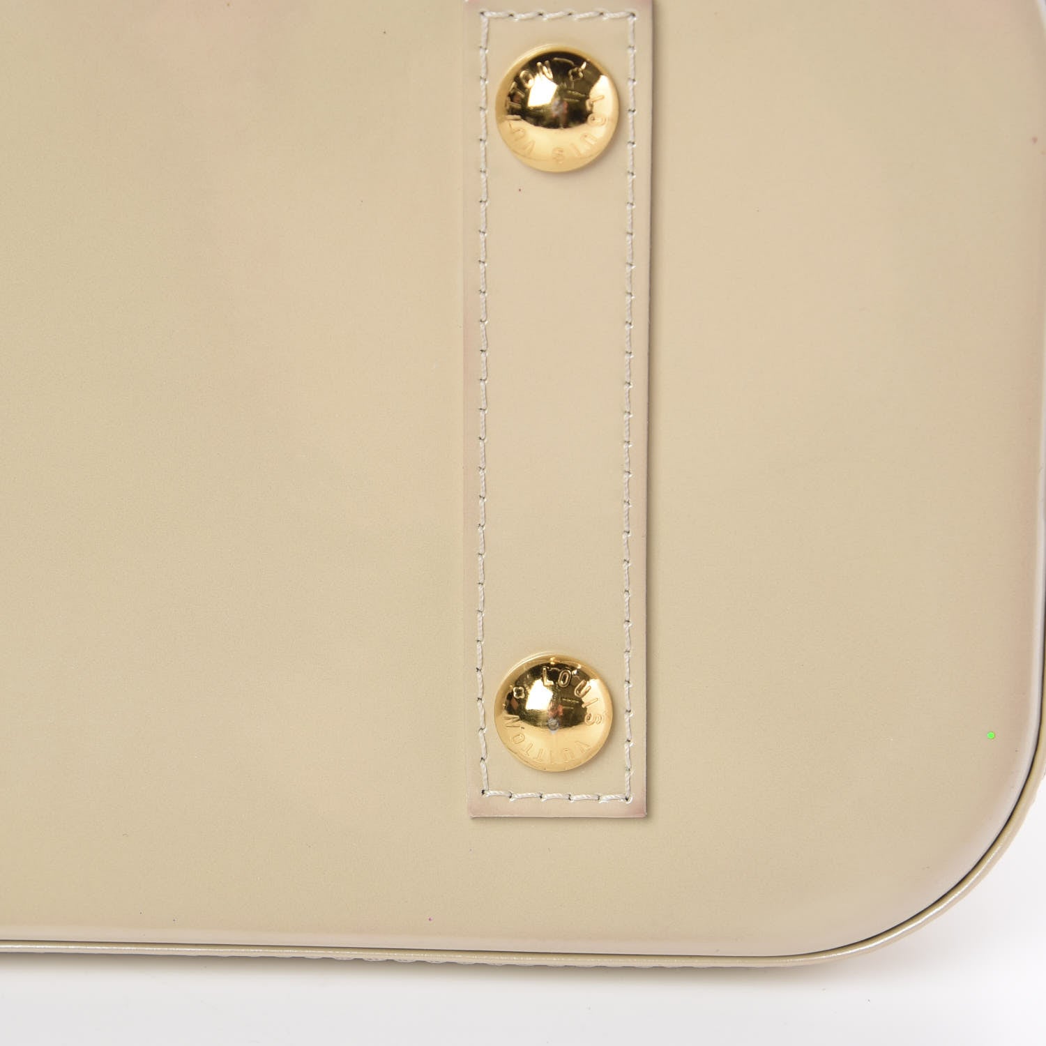 Louis Vuitton Vernis Alma PM Blanc Corail 15 of 15