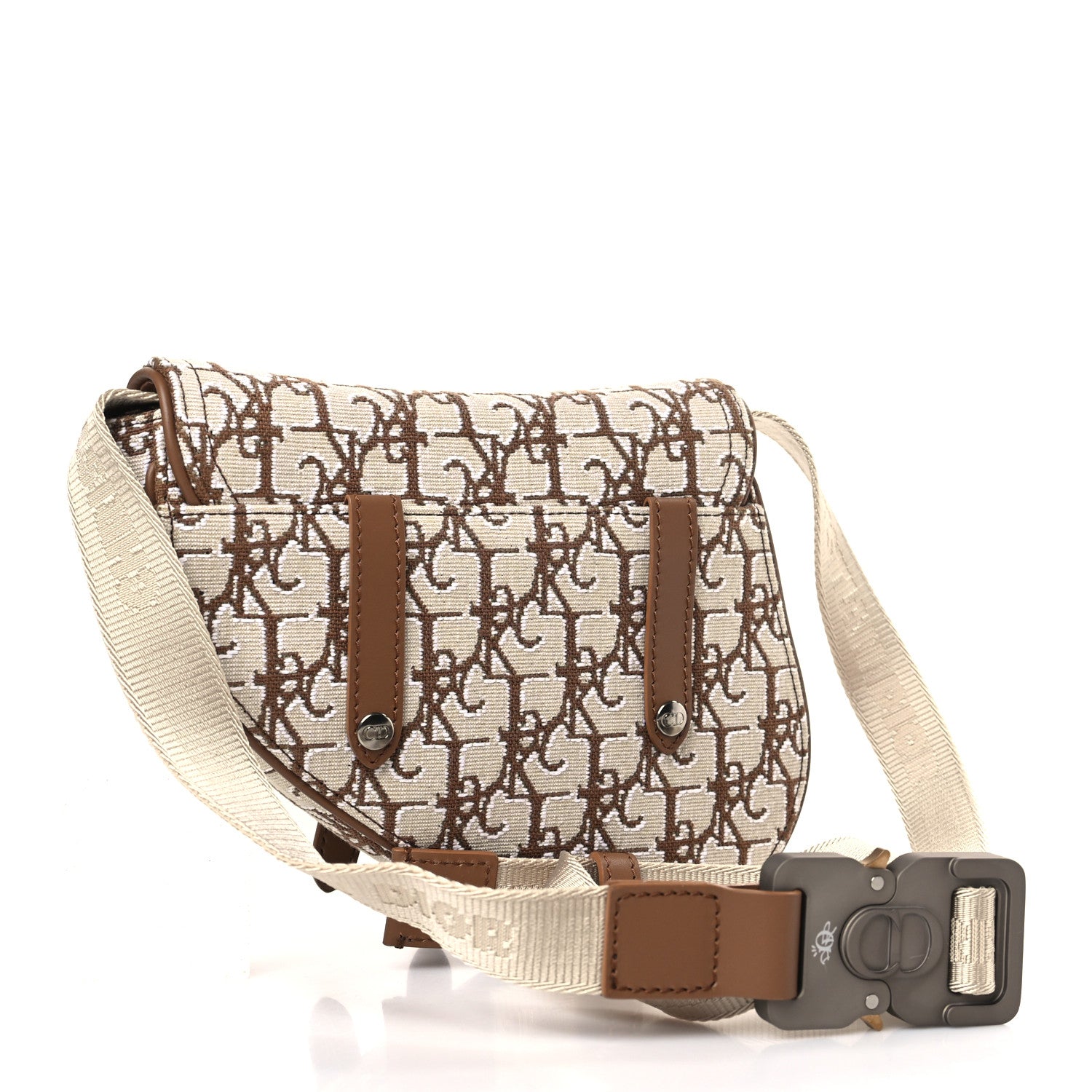 Christian Dior X CACTUS JACK Oblique Saddle Belt Bag Coffee 3 of 8