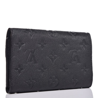Louis Vuitton Empreinte Compact Curieuse Wallet Black 3 of 7