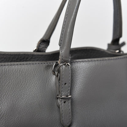 Balenciaga Veau Papier A6 Zip Around Tote Gris Acier 12 of 16